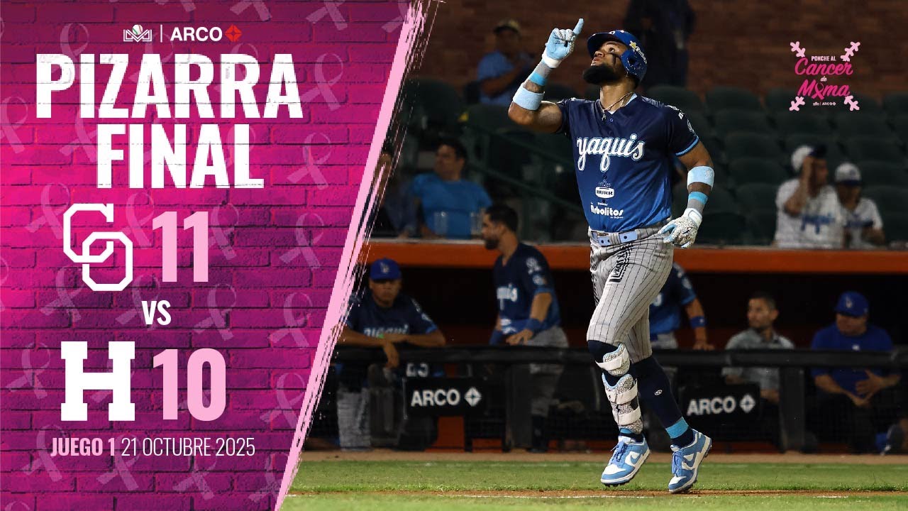 RESUMEN: Yaquis de Ciudad Obregón vs Naranjeros de Hermosillo | 21 de octubre 2025
