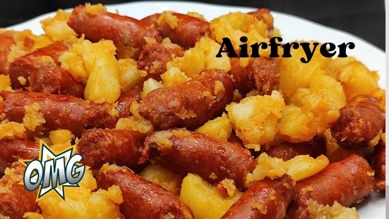 ✨ PATATAS CON CHISTORRA EN FREIDORA DE AIRE|| Lista en 1️⃣0️⃣ minutos