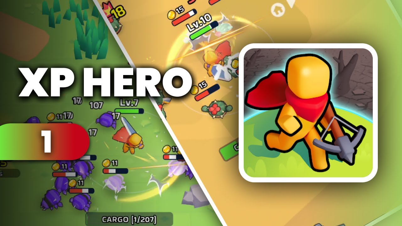 FIRST BOSS KILLED ! XP Hero - GAMEPLAY 01 (killing the boss is too easy !)
