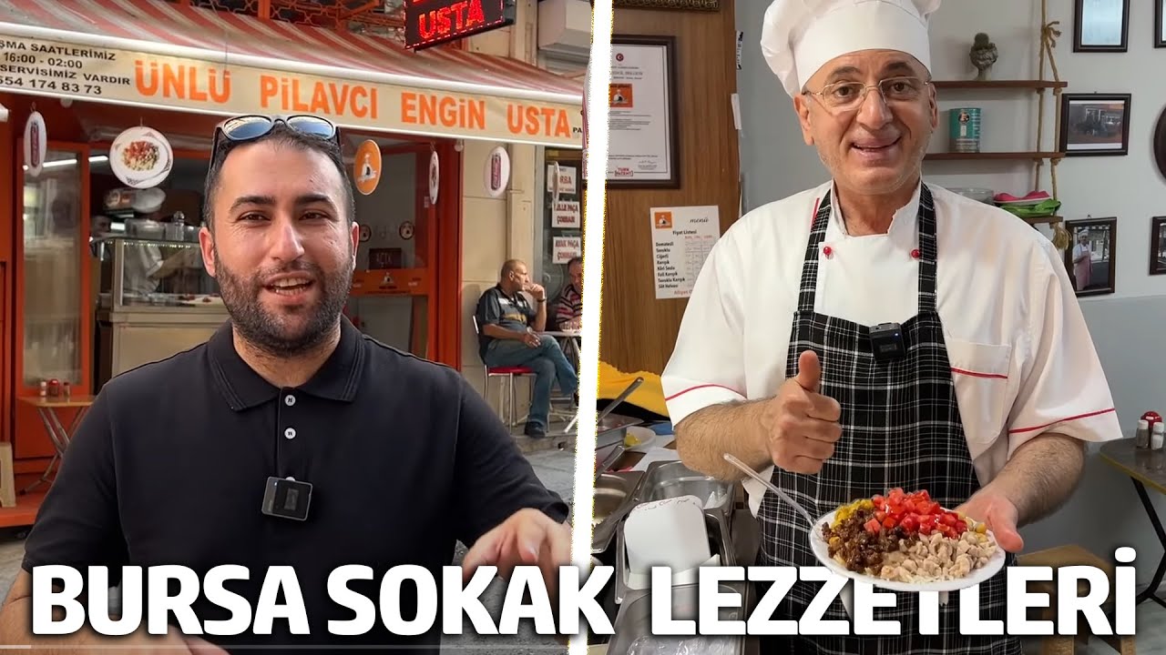 Bursa Sokak Lezzetleri | Ünlü Pilavcı, 30 Yıllık Ciğerci, Dövme Dondurmacı, Karavan Kebapçı