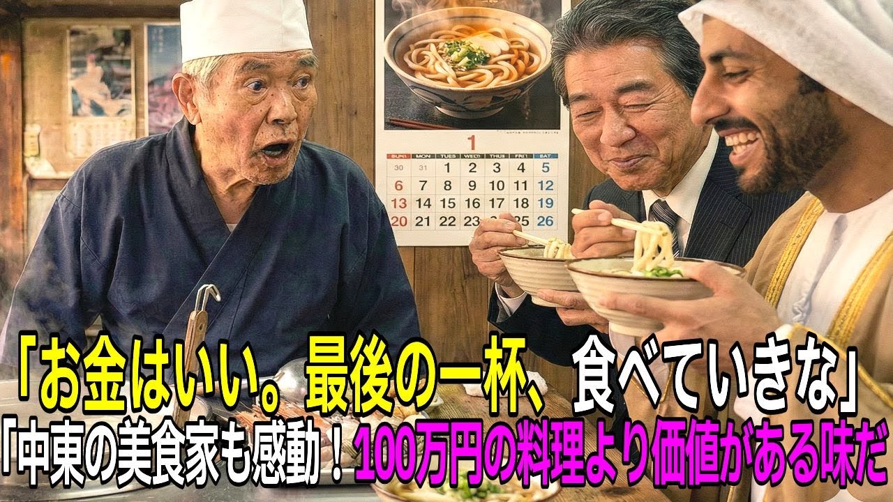 「兄さんのうどん、忘れた日はありません」明日取り壊しの京都老舗に現れた無一文の男。数兆円を動かす恩人の正体に地上げ屋が絶句…【感動する話】【朗読】【スカッとする話】