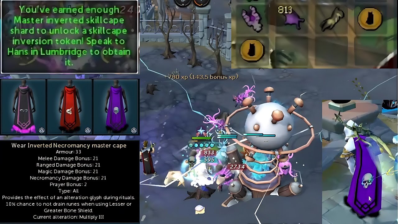 How to Unlock Inverted Master Capes Fast | RuneScape 3