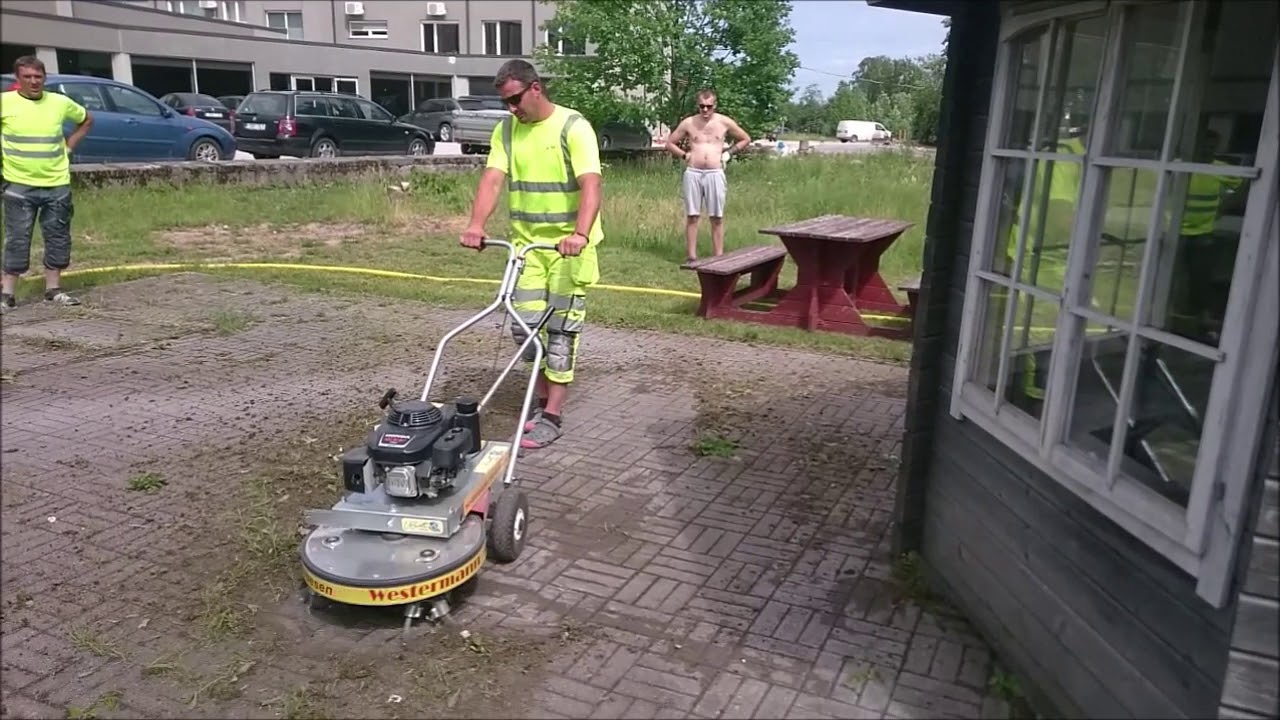 Tänavakivi puhastus / sambla eemaldus Westermann WKB 660