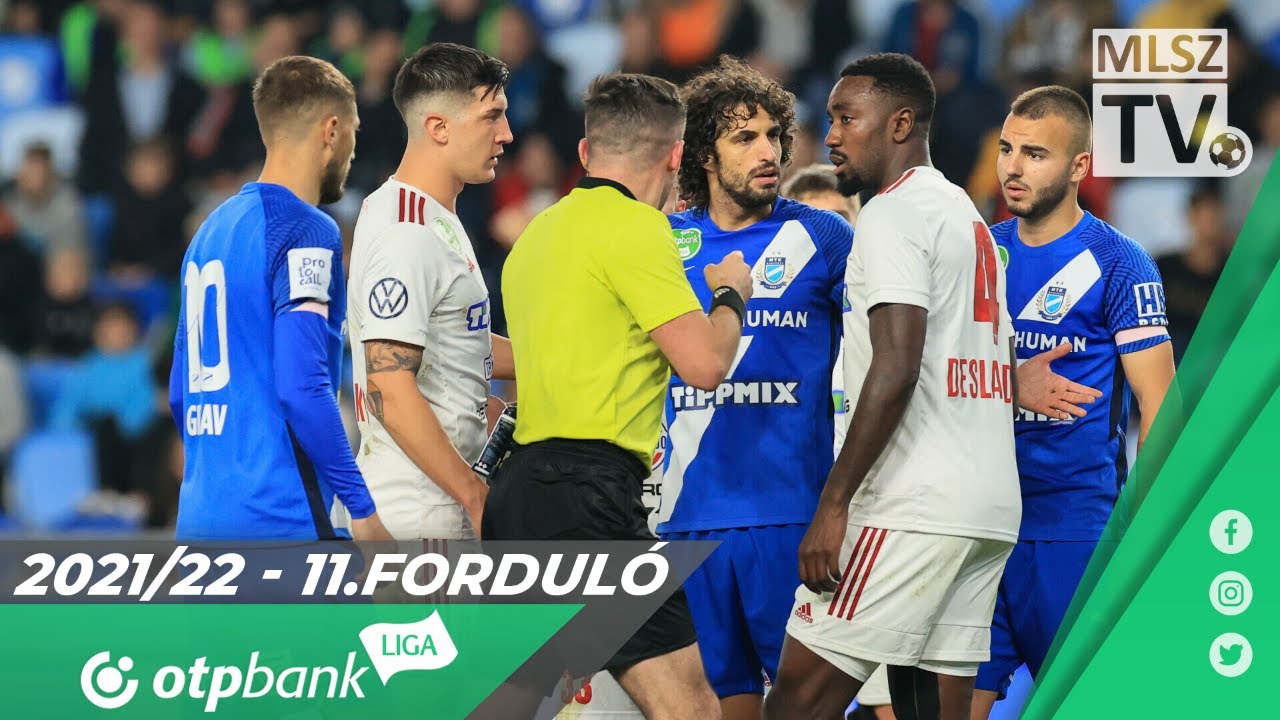 MTK Budapest – DVSC | 1-1 | (1-0) | OTP Bank Liga | 11. forduló | MLSZTV