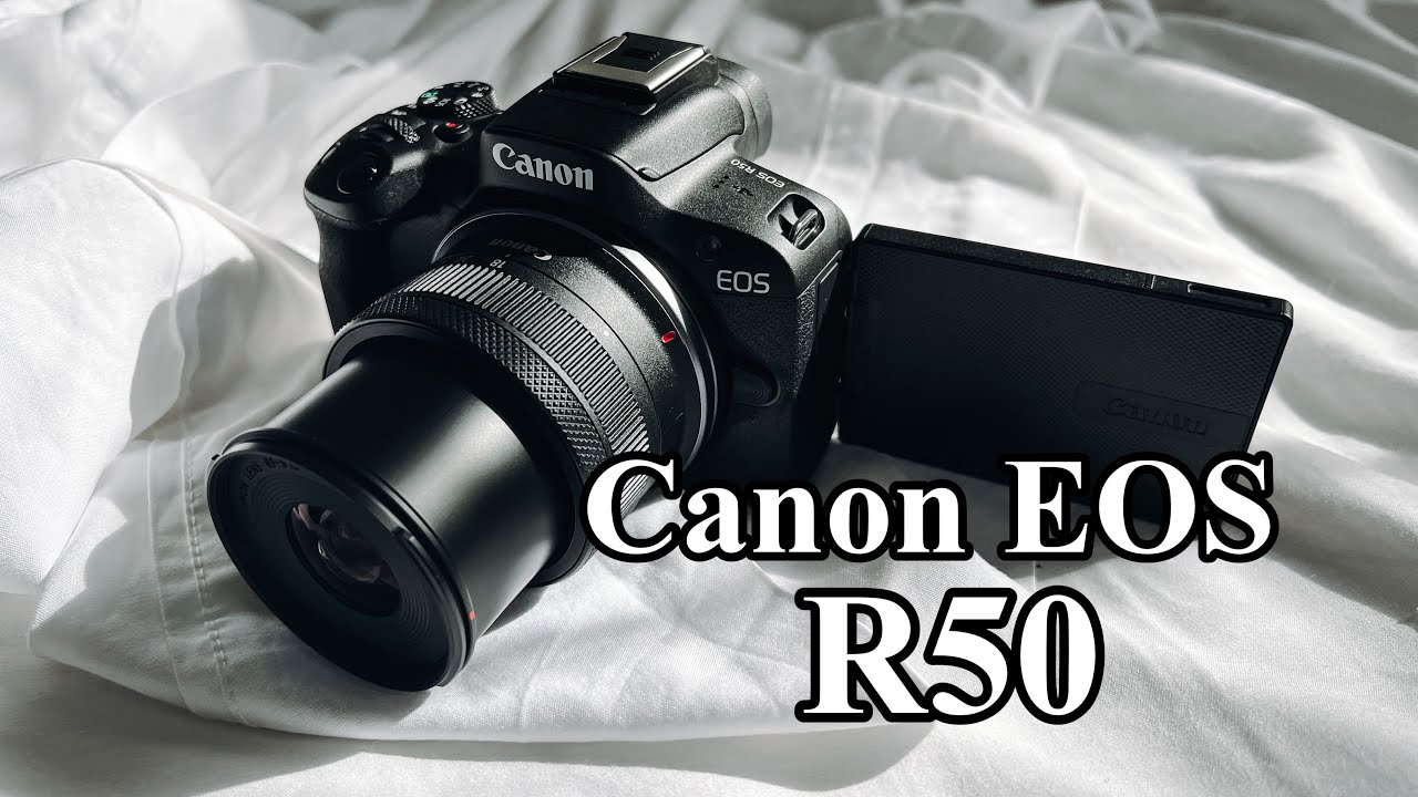 unboxing my first mirrorless compact vlogging camera | Canon EOS R50