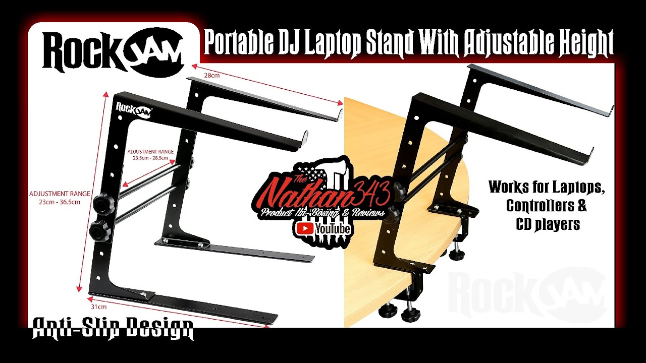 Rock Jams Portable Laptop Stand (First Look)