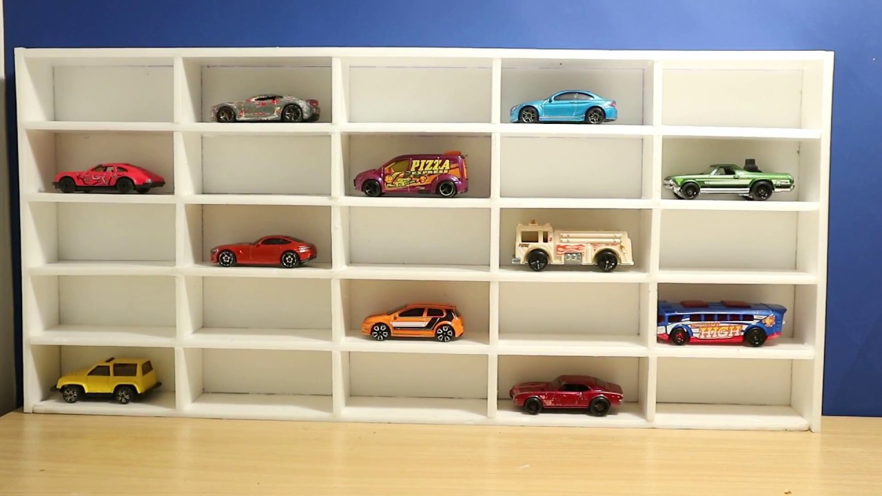 DIY Super Cheap Hot Wheels Shelves Polyfoam /Tutorial Cara Membuat Rak Hot Whees Mudah Murah