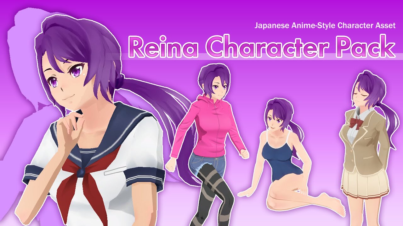 [UE5 Compatible] Reina Takiuchi Character Pack - Anime-Style 3D Character & Animations