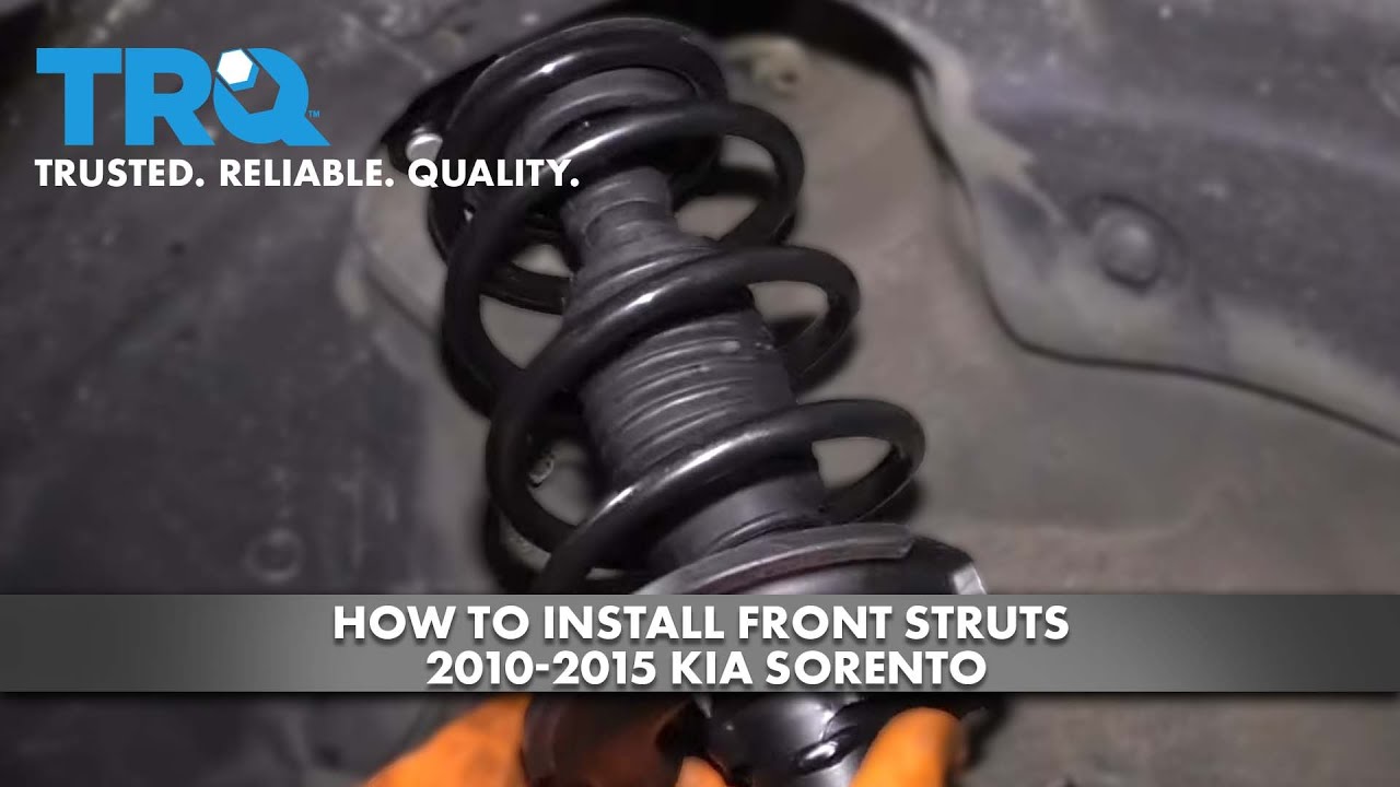 Как установить передние стойки Kia Sorento 2010-2015