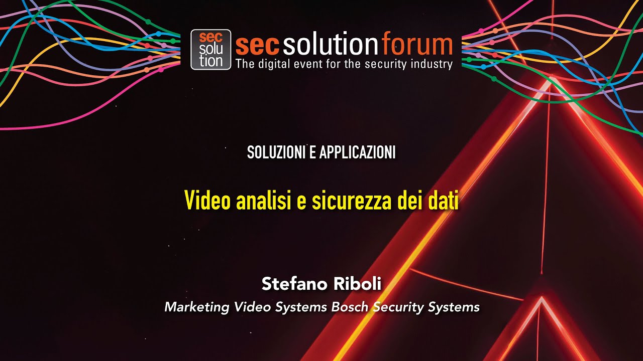 Video analisi e sicurezza dei dati