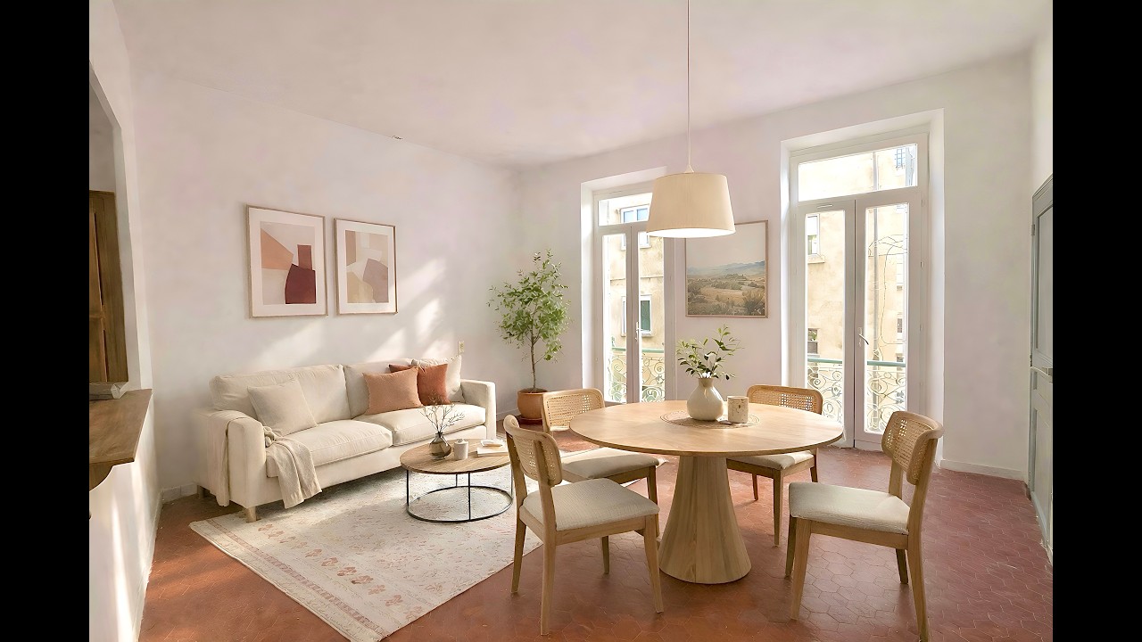 Beau T2 de 48 m² au 1er étage avec cave et buanderie sur TRETS