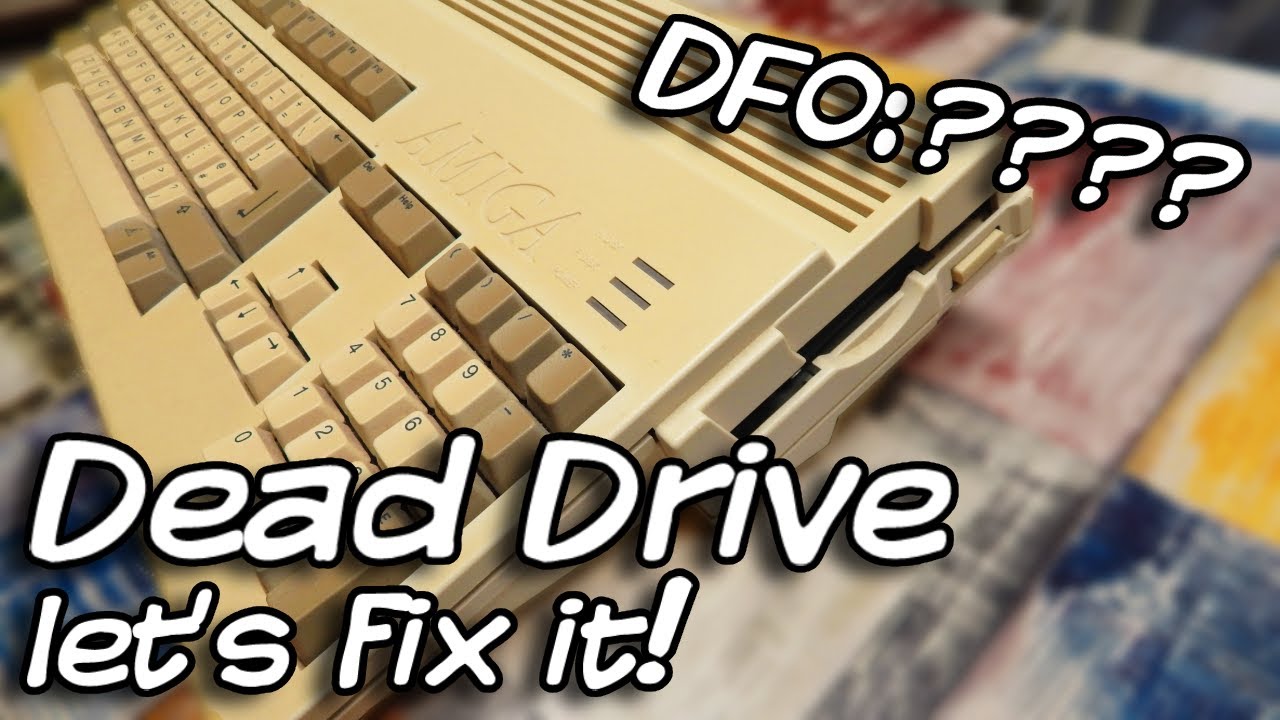 Dead floppy drive in this Amiga 1200, let's fix it.