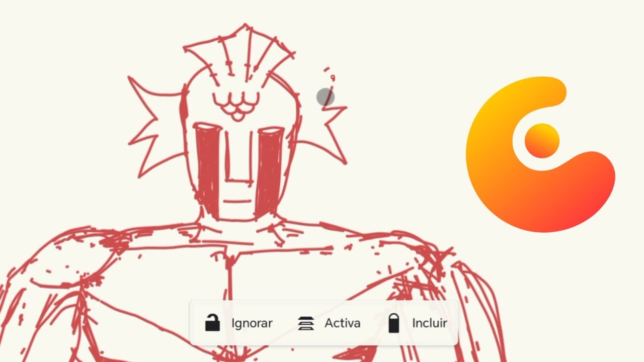 Dibujo de Aka con la app de Concepts en android | Boceto real time