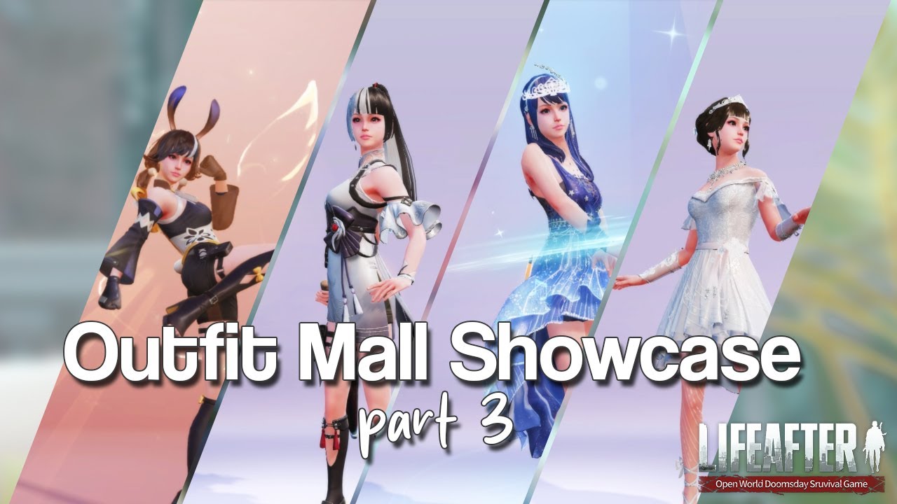 Lifeafter - Random outfits mall & emoji showcase PART 3