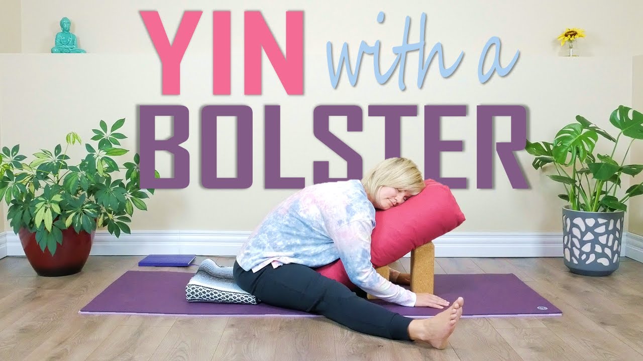 Yin Yoga with a Bolster | An Hour of Bolster Bliss 💕