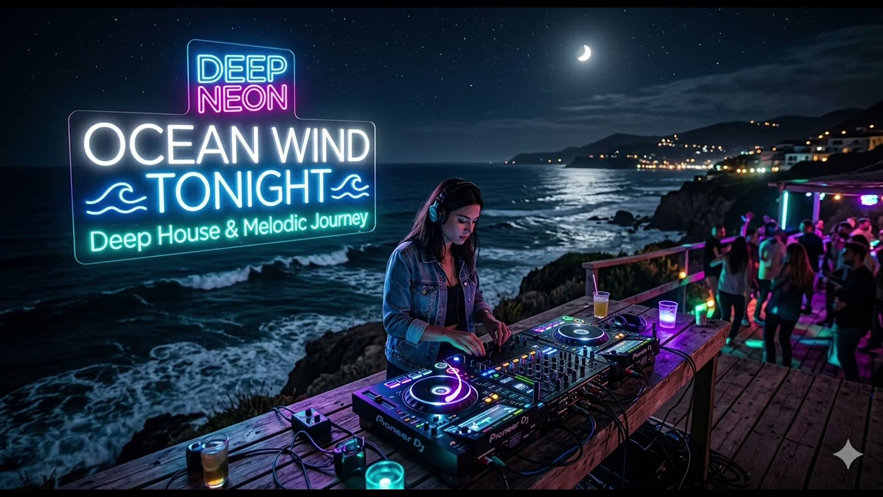 Ocean Wind Tonight 🌊 Deep House & Melodic Journey