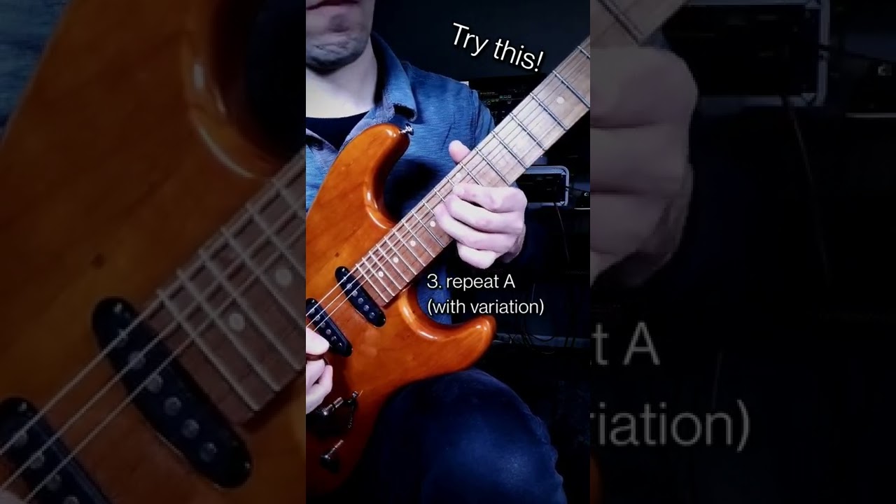 Make your improv sound like songs #guitar #guitarist #shorts #guitarlesson #guitarsolo