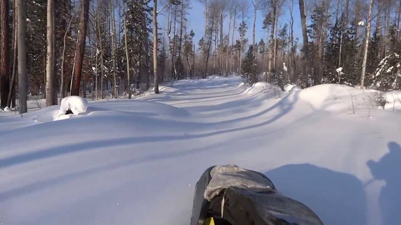 На мотобуксировщике Паксус 600