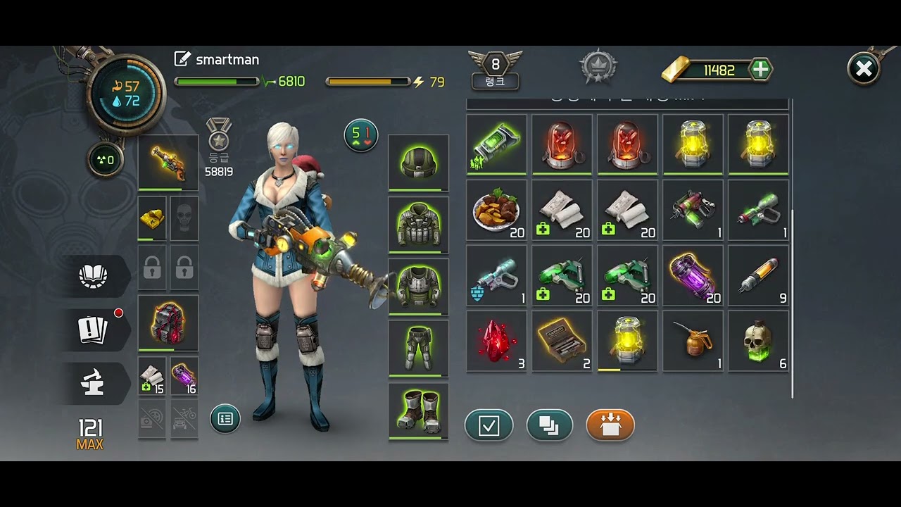 Dawn of zombies 샹고의 영혼수확기+Lvl.120 할리 vs 사메디 보코르