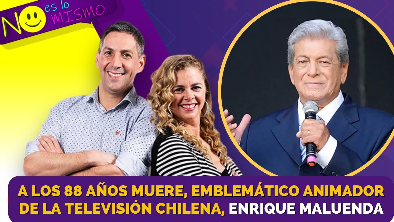 Muere Enrique Maluenda, emblemático animador de TV | Titi García Huidobro y Pato Sotomayor | Tevex