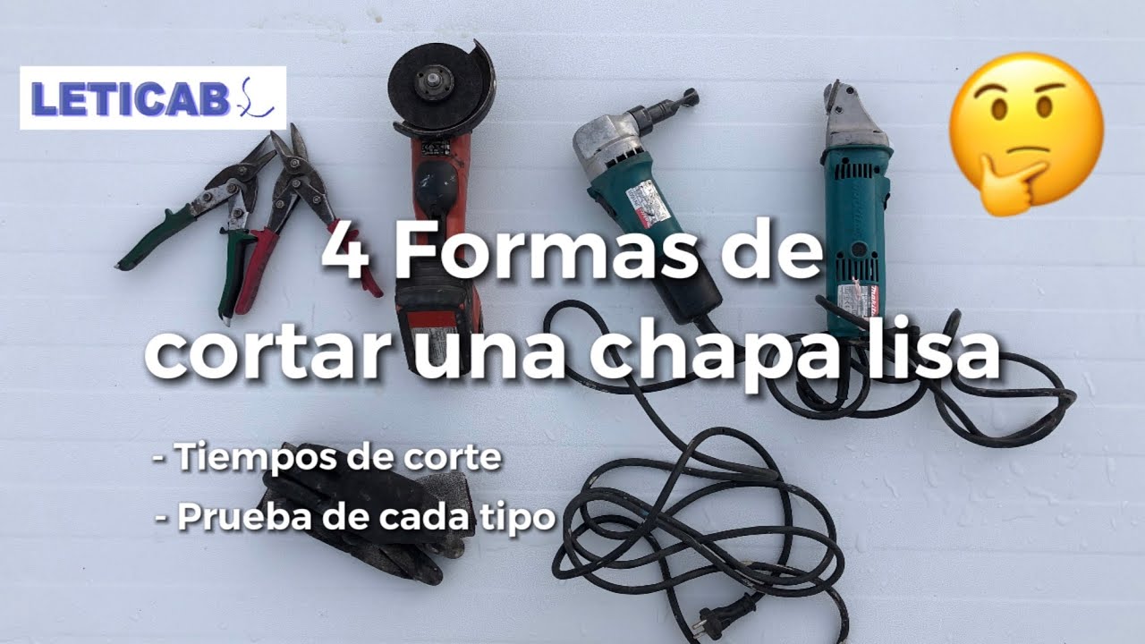 🤔#4 formas de CORTAR un REMATE de CHAPA
