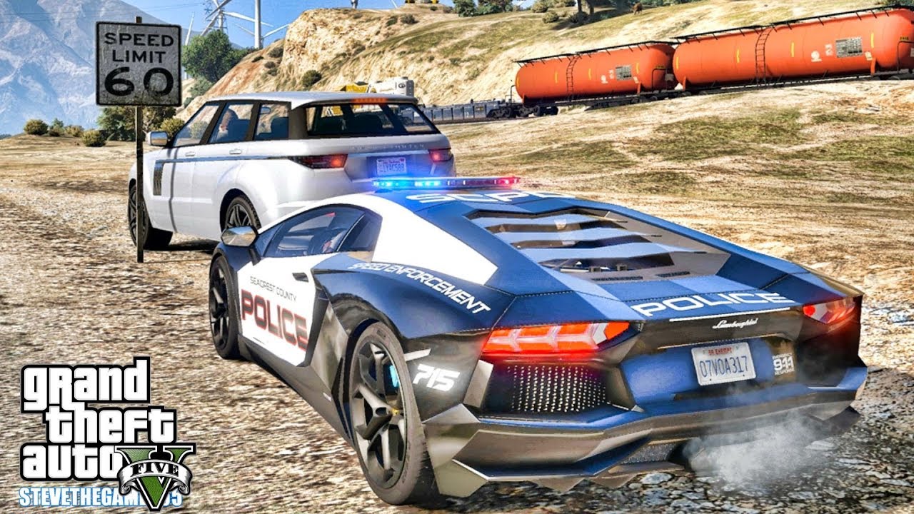 GTA 5 MODS LSPDFR 0.4.1 - EP 4 - AVENTADOR HIGHWAY PATROL!!! (GTA 5 REAL LIFE PC MOD)