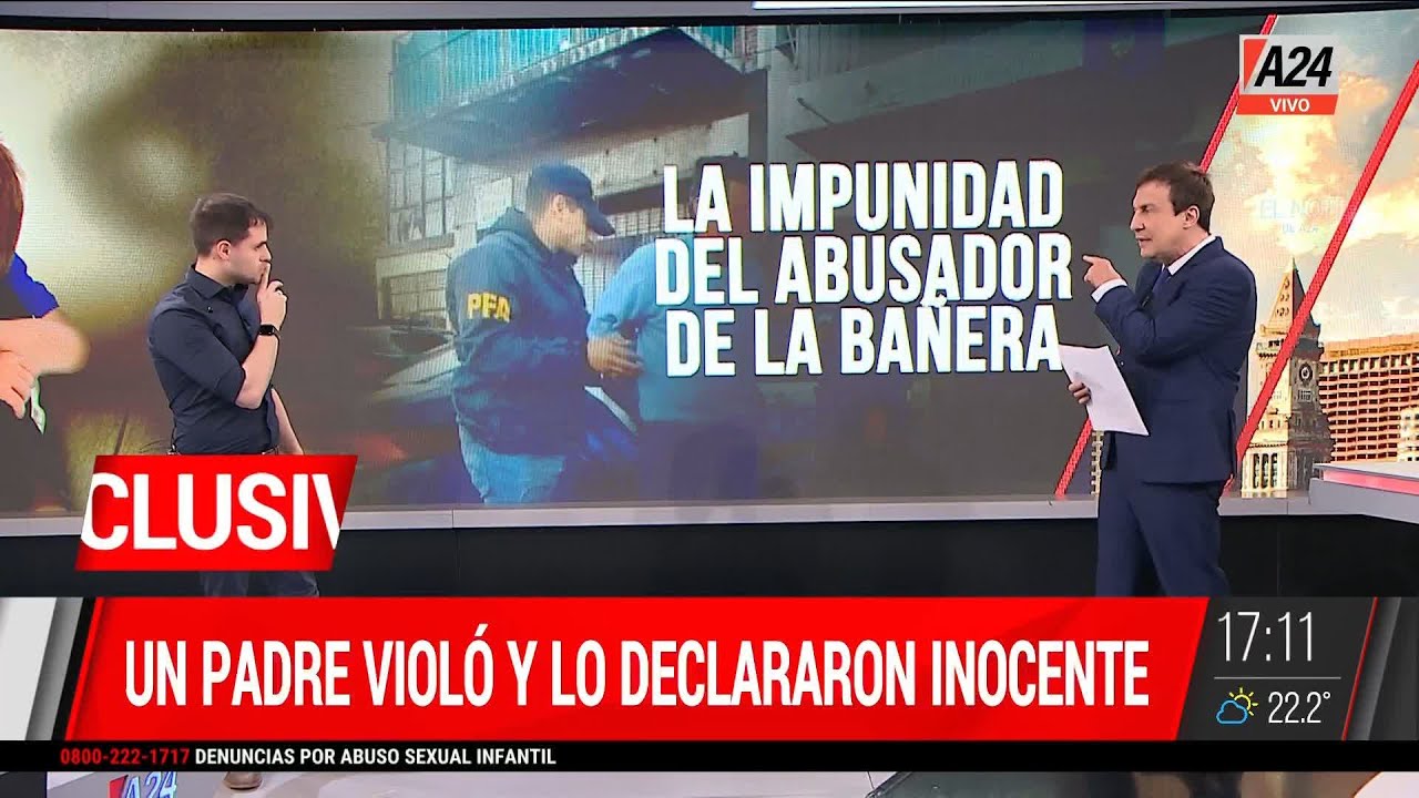 🔴LA IMPUNIDAD DEL ABUSADOR DE LA BAÑERA I A24🔴