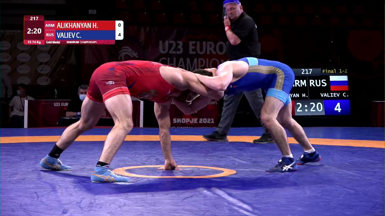 GOLD FS - 74 kg: H. ALIKHANYAN (ARM) v. C. VALIEV (RUS)