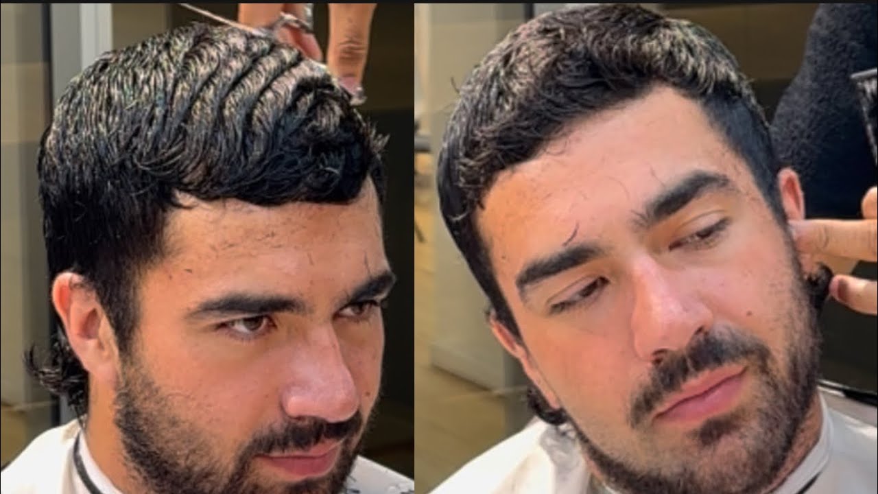 Cómo hacer corte de cabello Mullet y barba italiana #tutorial #haircut