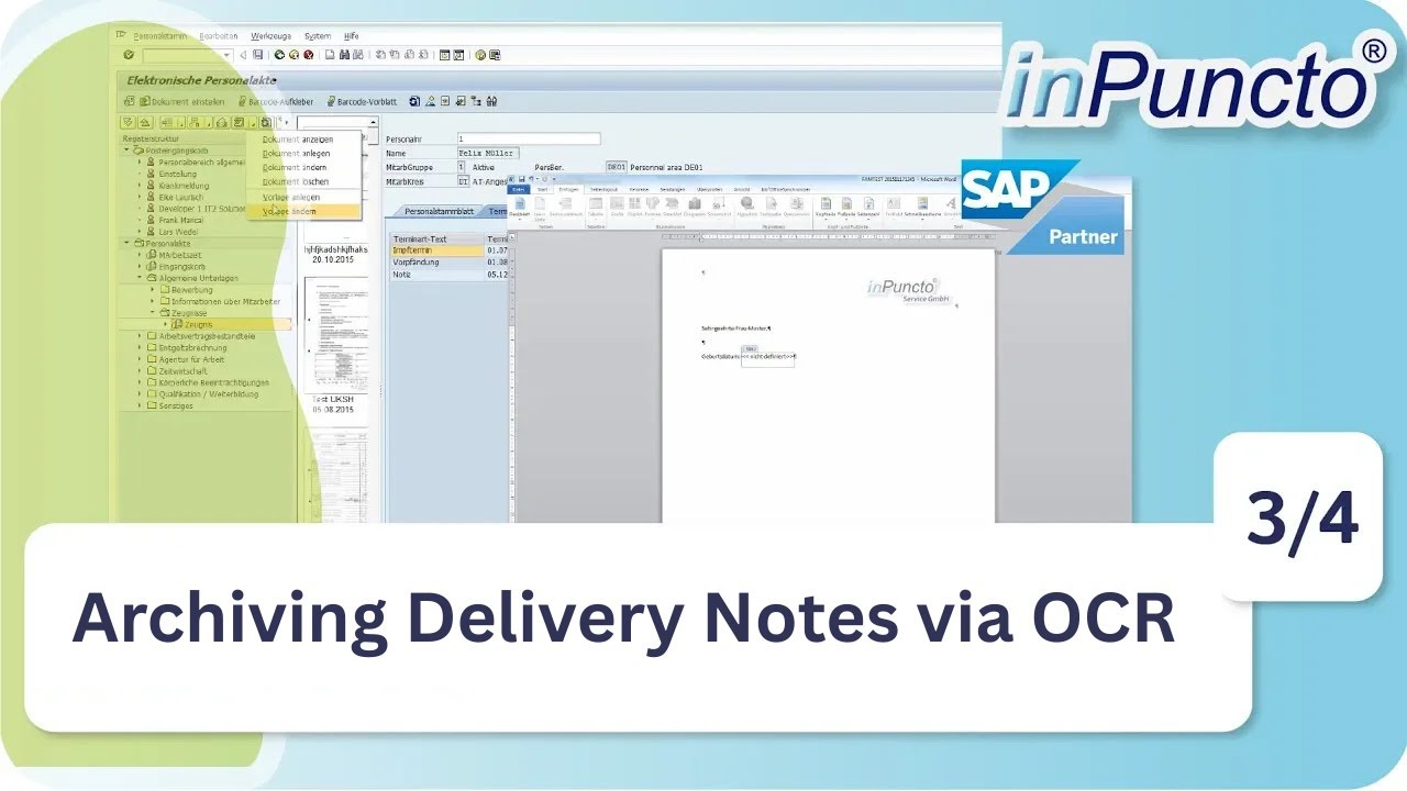 Archiving Delivery Notes in SAP &ndash; OCR-Based Archiving: Scenarios & Best Practices (3/4)