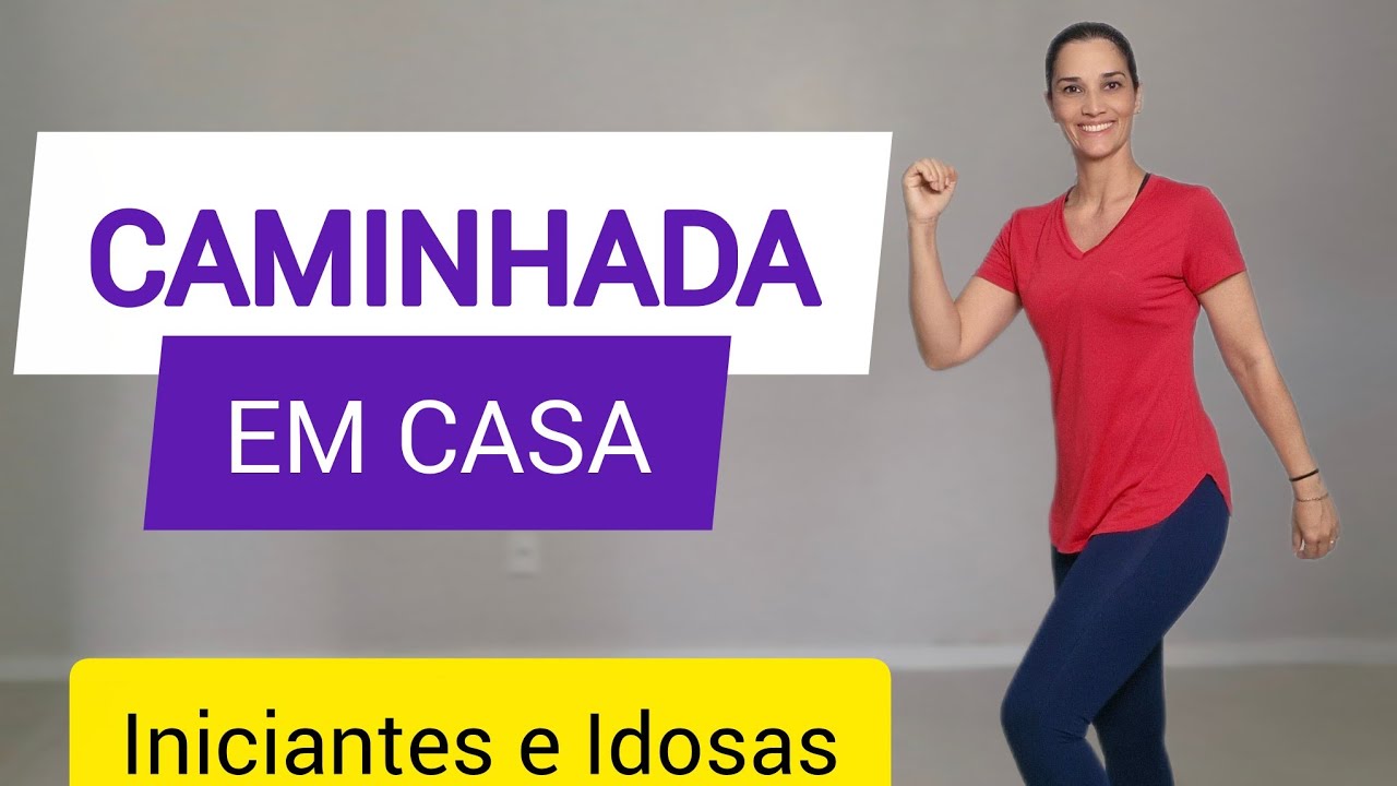 Caminhada em casa | 15 MIN | F&Aacute;CIL | Leila Franz 