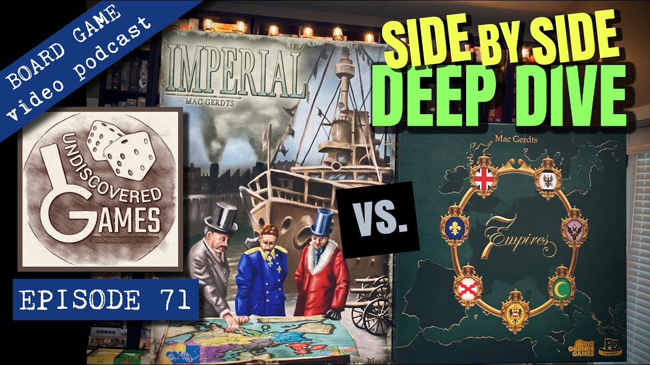 7 EMPIRES vs. IMPERIAL Board Game Side By Side Comparison Review, Rules Tutorial How To Play (Seven)
