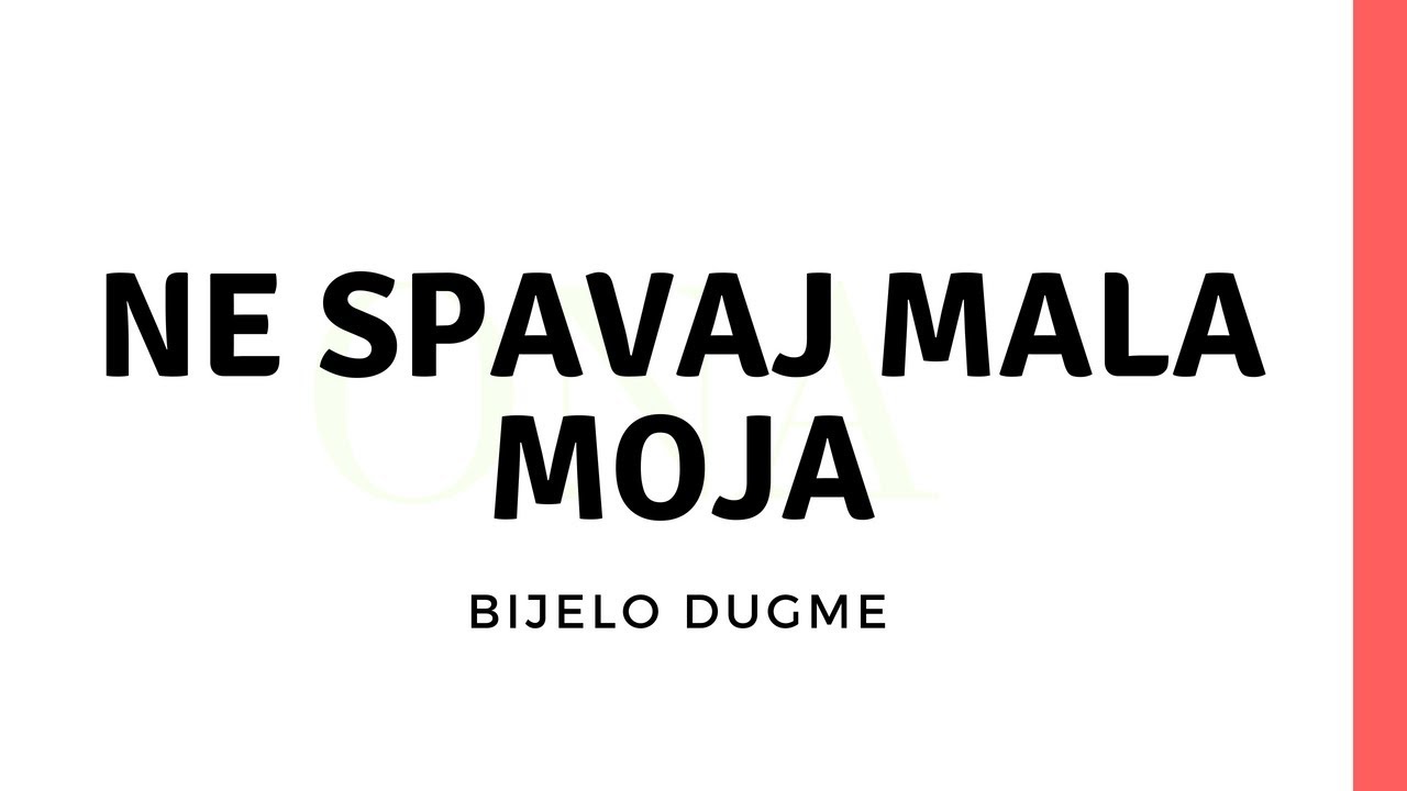 Kitarska lekcija - Bijelo dugme - Ne spavaj mala moja (#169)