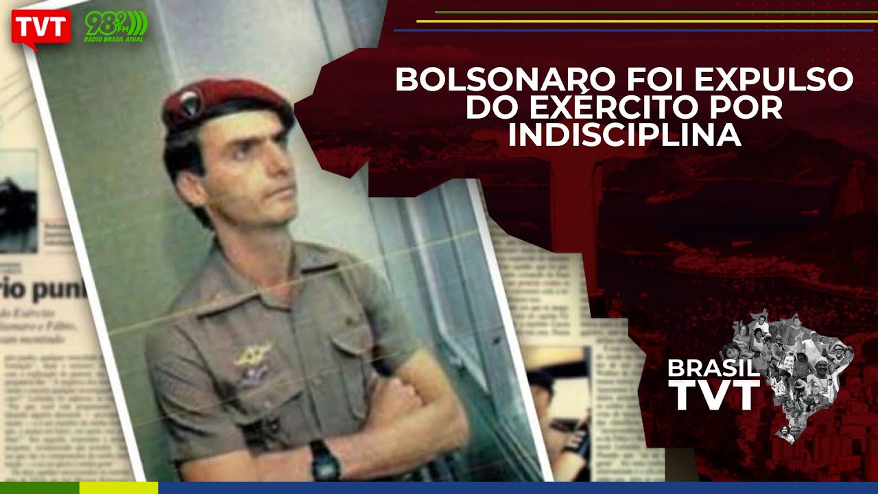 Bolsonaro foi expulso do Exército por indisciplina