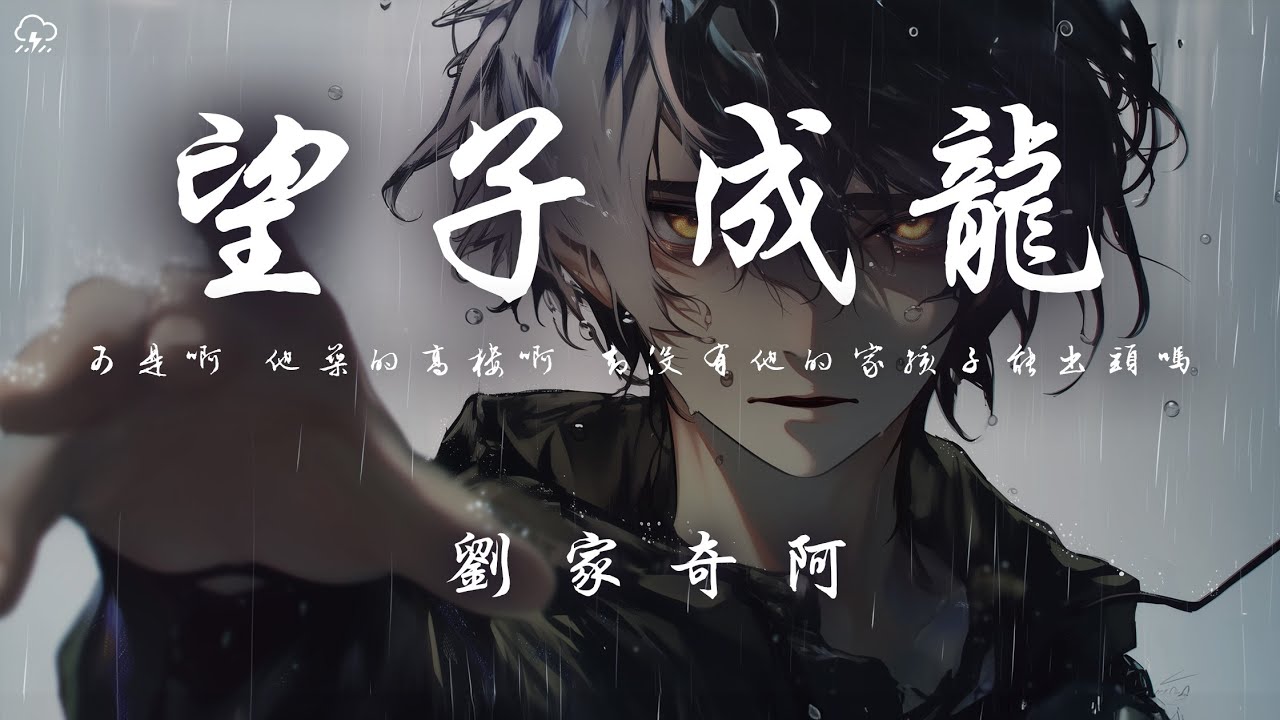 劉家奇阿 - 望子成龍 「可是啊 他築的高樓啊 卻沒有他的家 孩子能出頭嗎」【動態歌詞/PinyinLyrics】♪