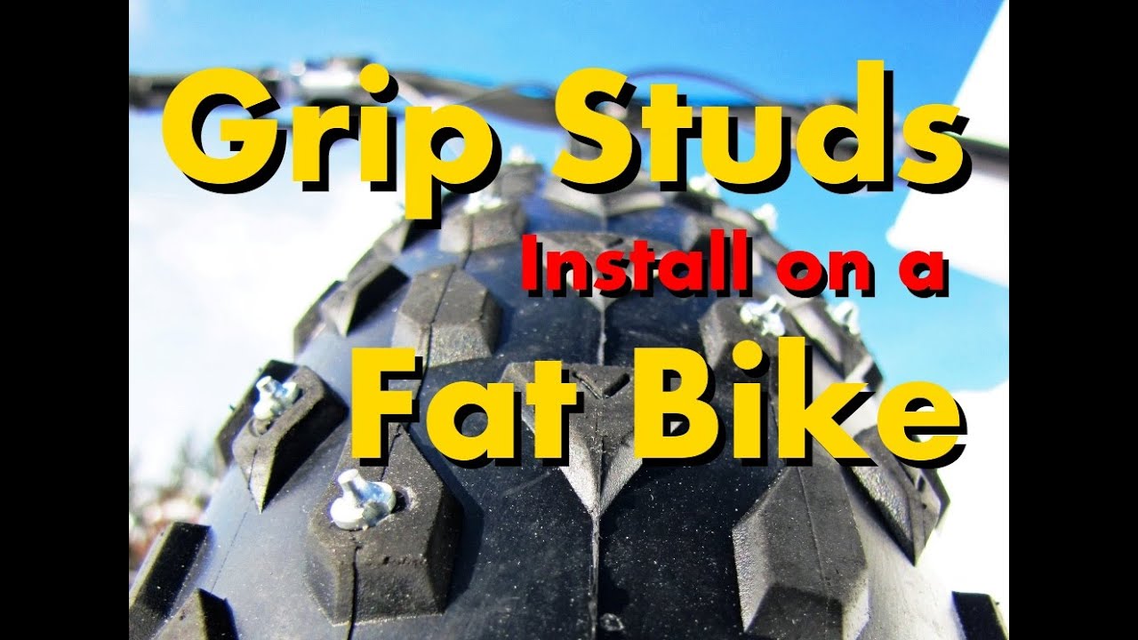 Grip Studs: Unbox & Install in Fat Bike Tires and Boots