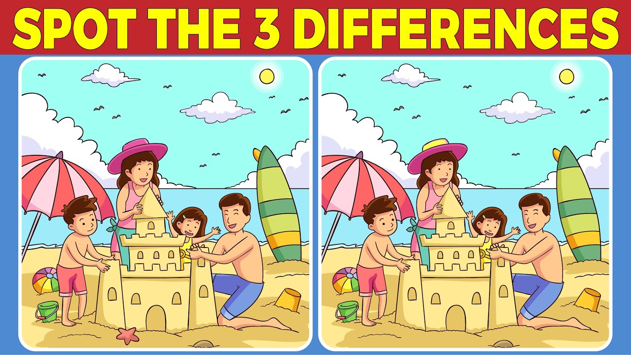 Spot & Find the difference, Can You Beat the Tricky Visual Puzzles?