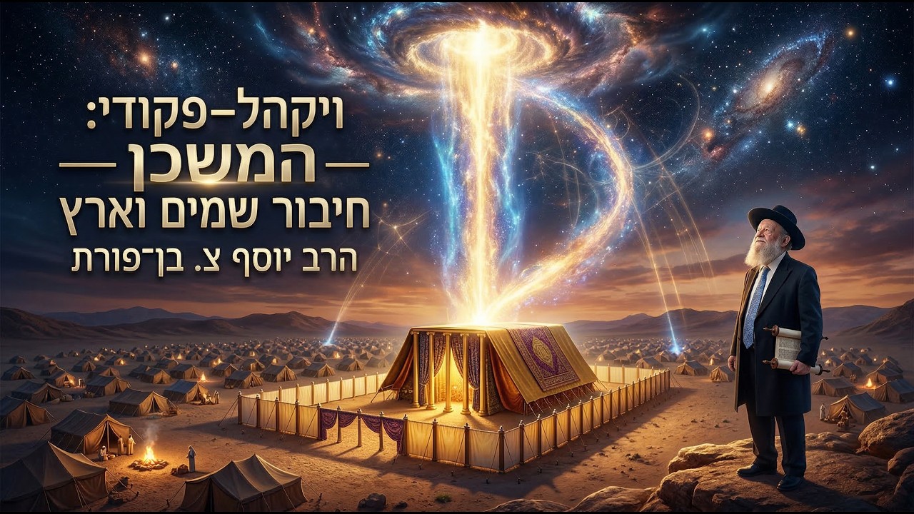 ויקהל–פקודי: המשכן — חיבור שמים וארץ | הרב יוסף צ. בן־פורת - תשפ