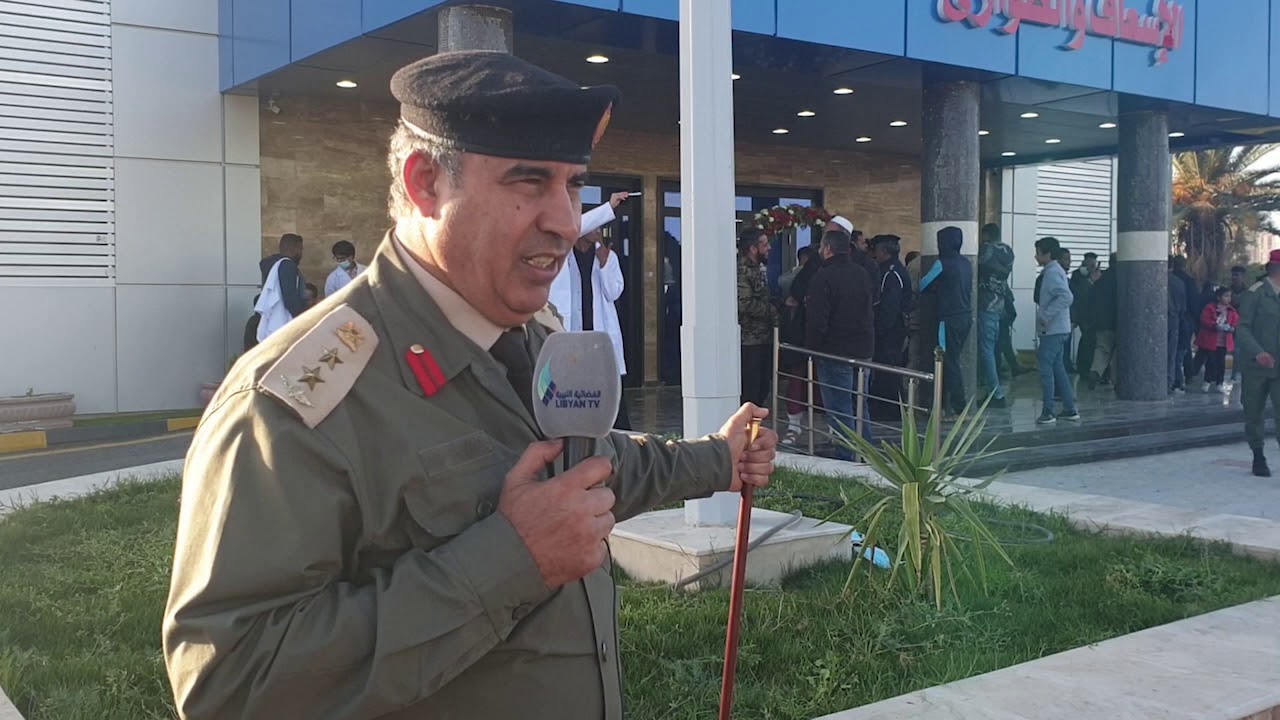 افتتاح مستشفي الشهيد محمد المقريف اجدابيا بعد ما تمت صيانه من القيادة العامة
