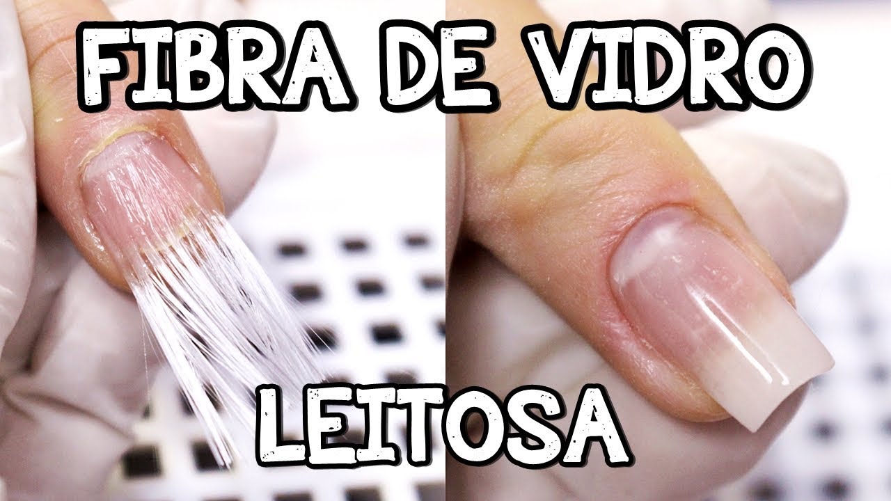 UNHAS DE FIBRA DE VIDRO PONTA LEITOSA