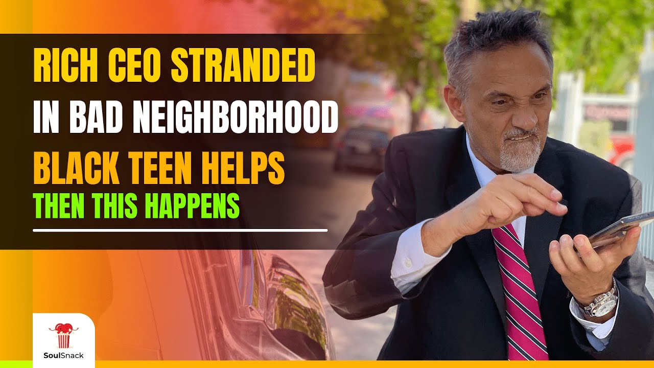 Rich CEO Stranded in Bad Neighborhood. Black Teenager Comes To Rescue, Then This Happens.