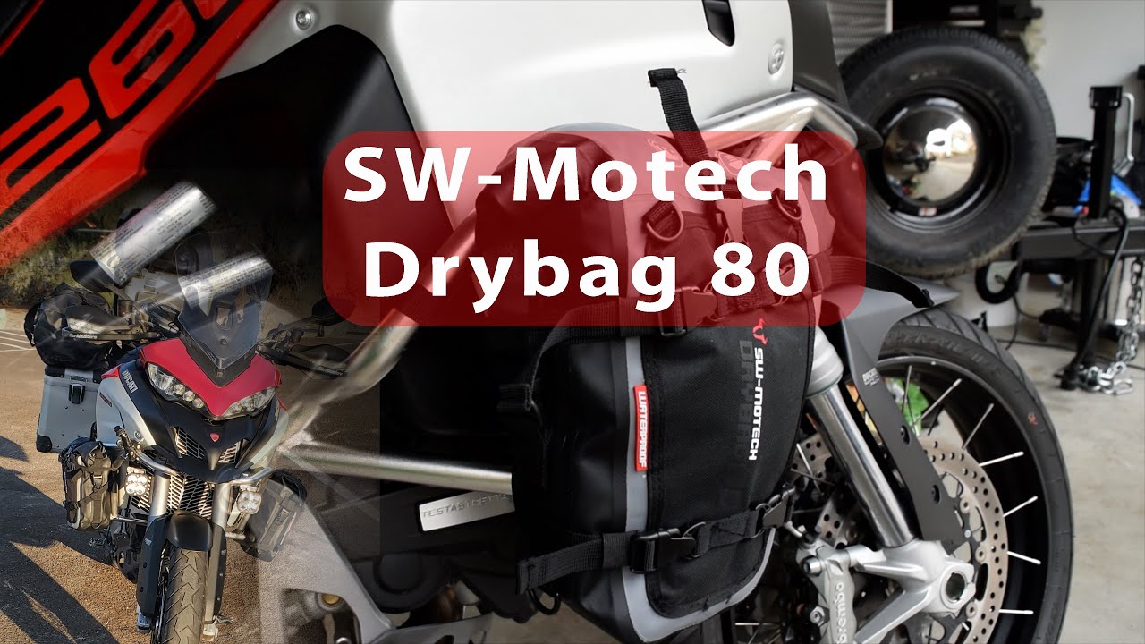 Установка и обзор SW Motech Drybag 80 для дуг безопасности Ducati Multistrada 2020 года