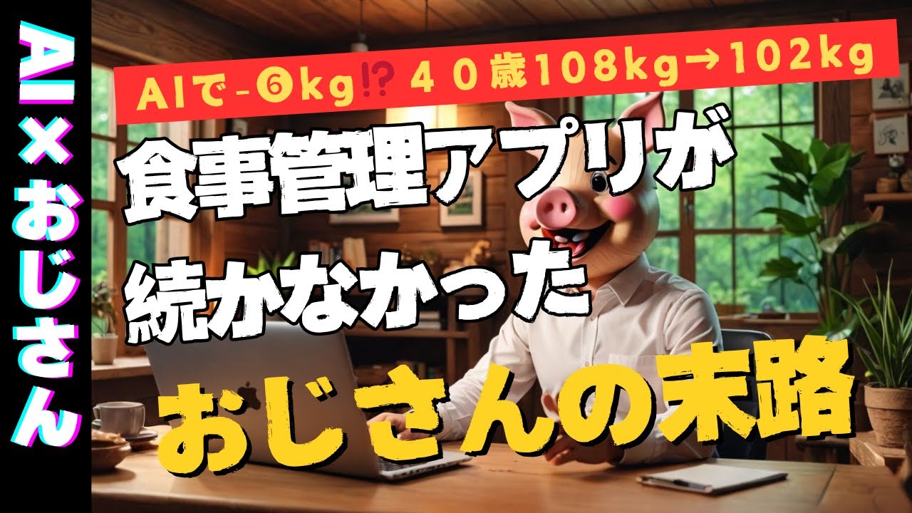 【失敗続きのおじさん】AIに相談したら食事管理が初めて続いた話