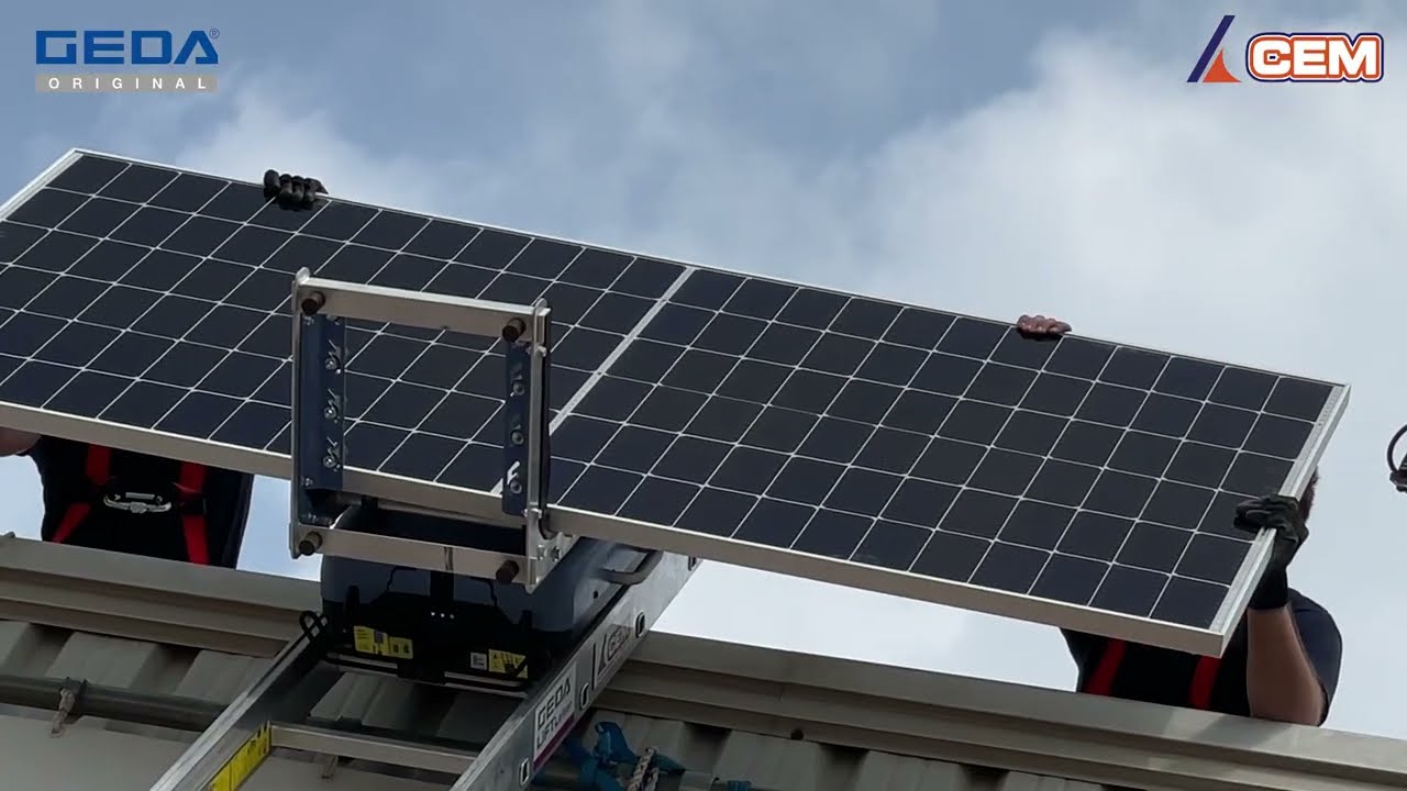 Battery Ladder SOLAR-LIFT - Elevador de placas solares - Montaje paso a paso