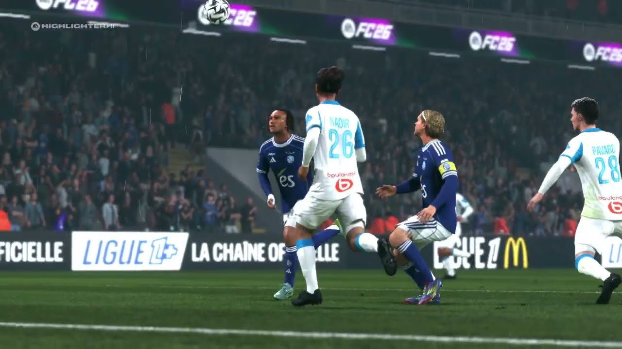 EA FC 26 PS5 Pro Strasbourg Vs OM Slider V1 FUMA Legend Authentic Gameplay patch 1 02 Highlights