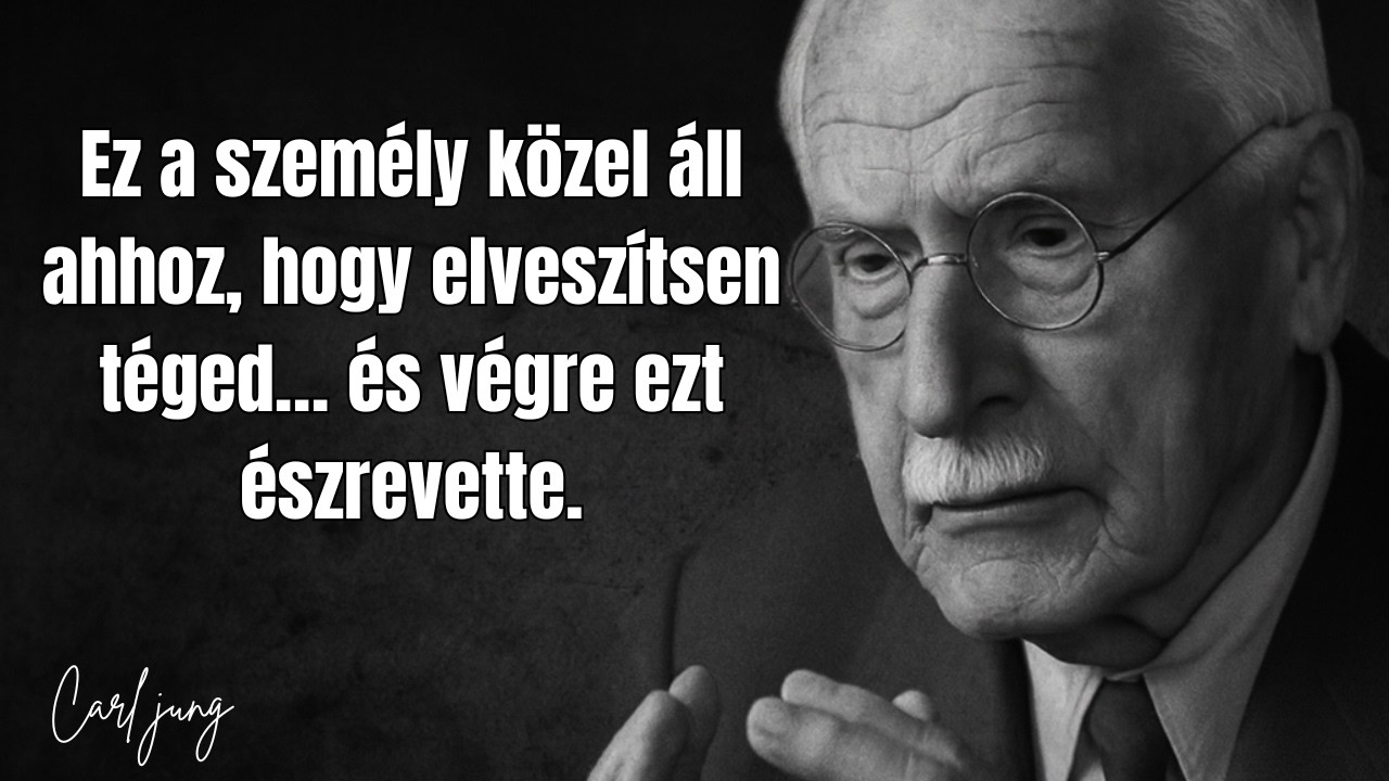 Carl Jung – Ez az ember majdnem elveszít téged, és végre ráébredt erre.
