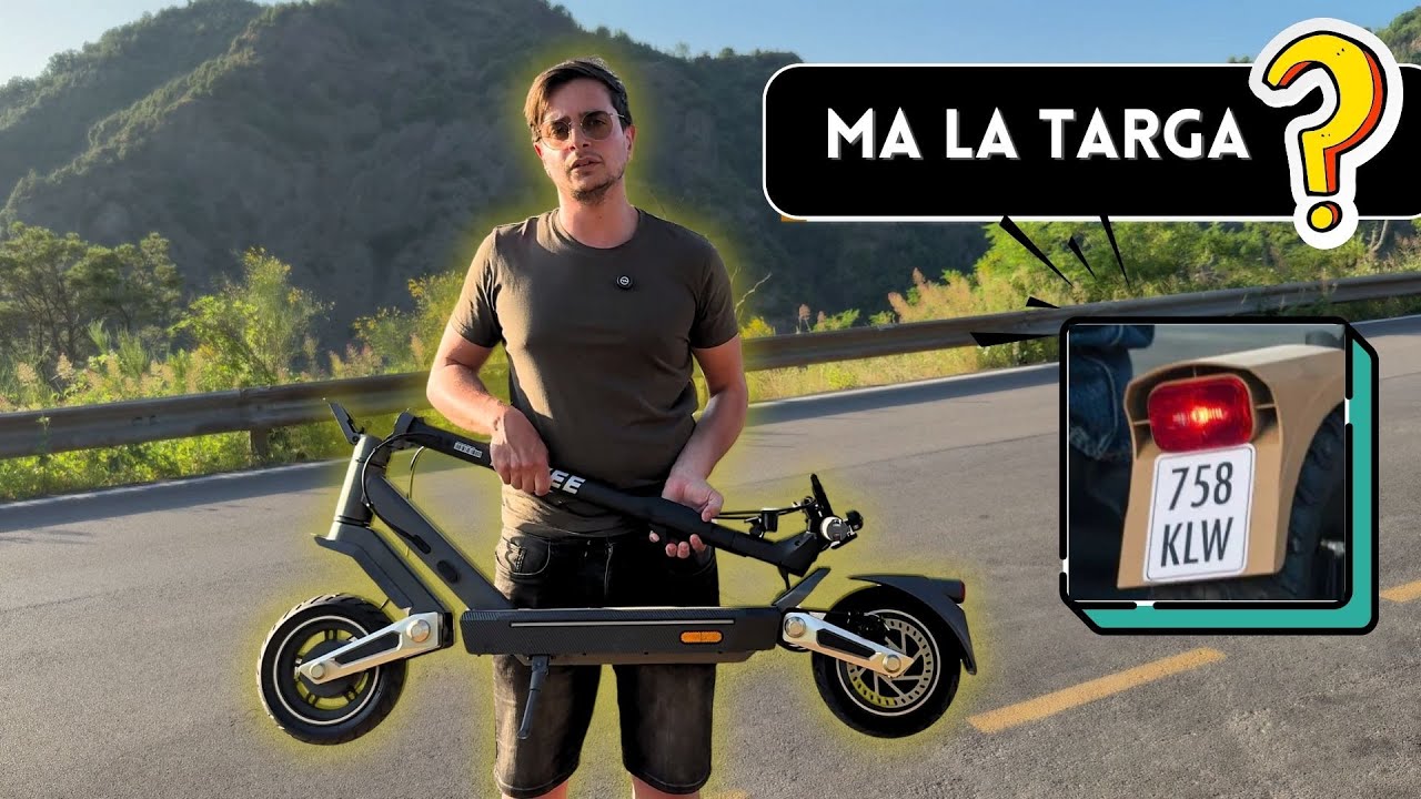 Monopattino elettrico con TARGA e RCA? La LEGGE 2025 spiegata + Recensione Navee ST3 PRO 🛴