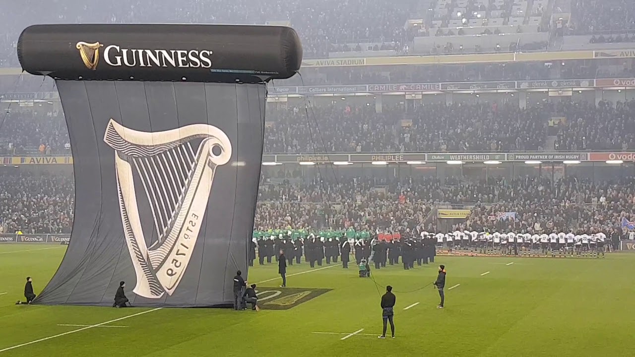 Ireland vs Fiji anthems