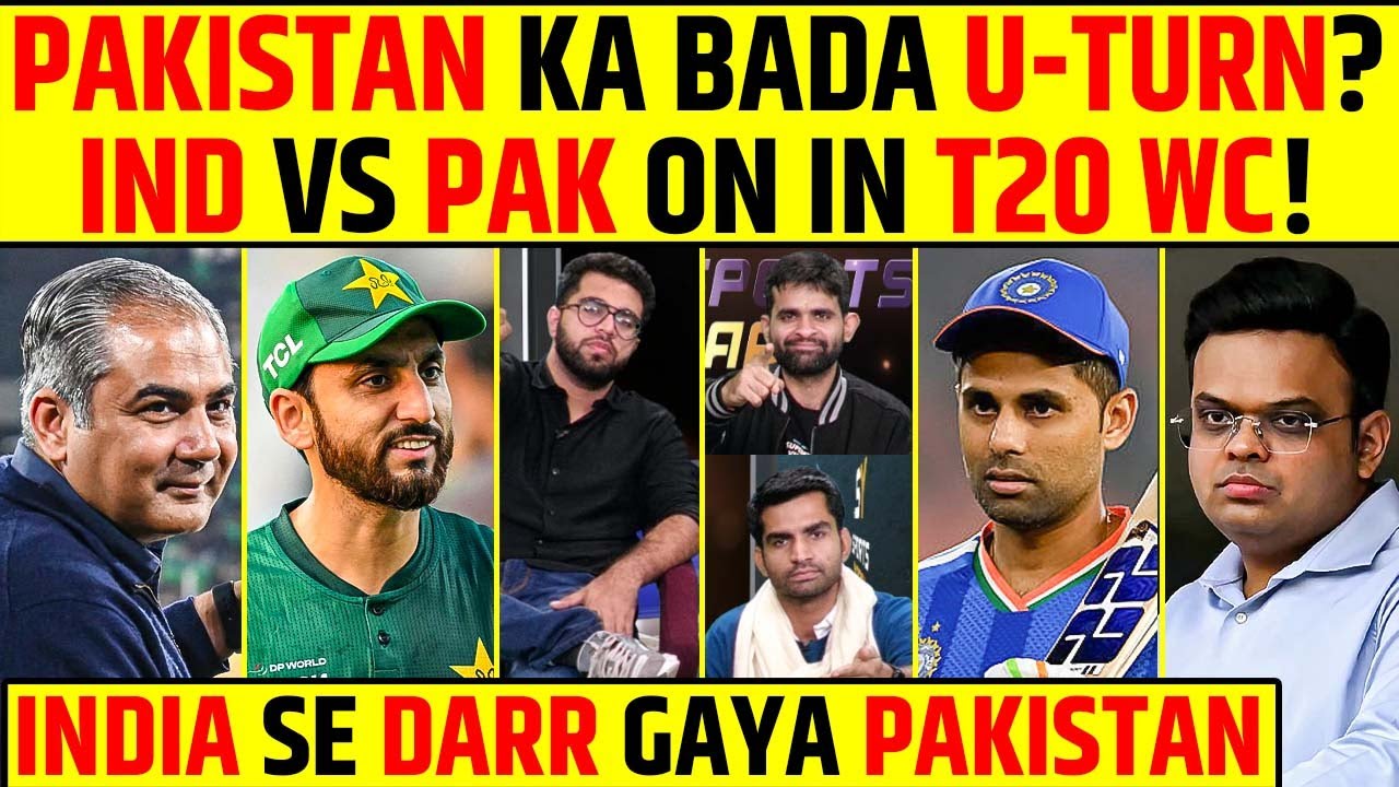 🔴PAKISTAN WILL PLAY AGAINST INDIA? BIG U TURN BY PAKISTAN - PAK DRAMA AT ITS PEAK #indvspak