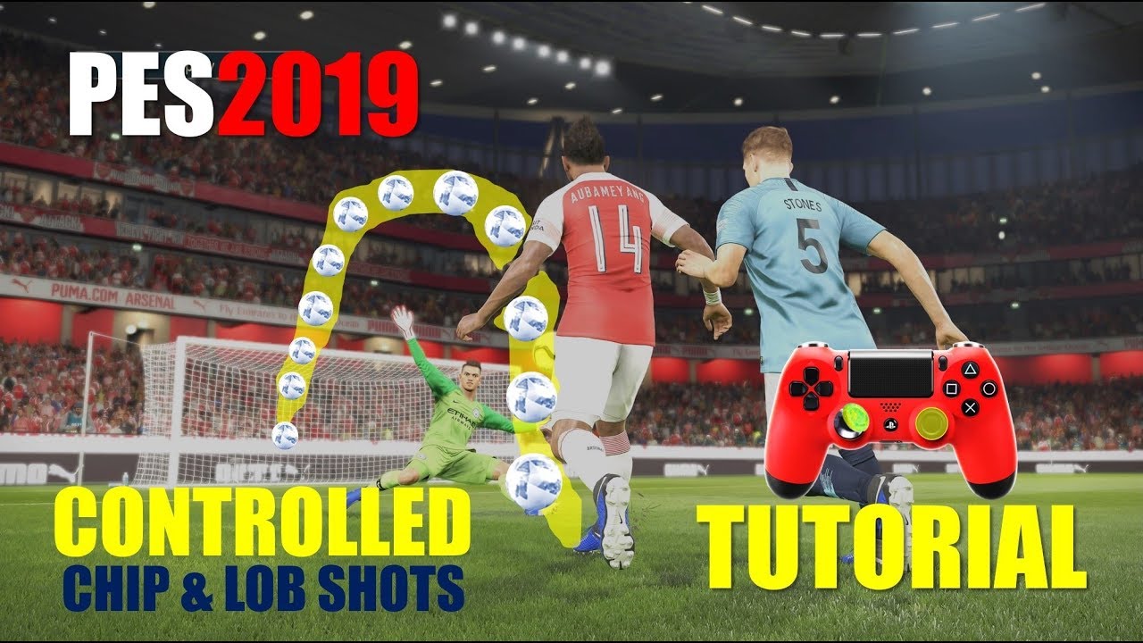 PES2019 Controlled Chip & Lob Shots Tutorial (4K - 2160p)